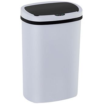 Automatic Touchless Trash Can Oval Odor Control Easy Clean