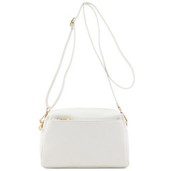 Triple Zip Small Crossbody Bag