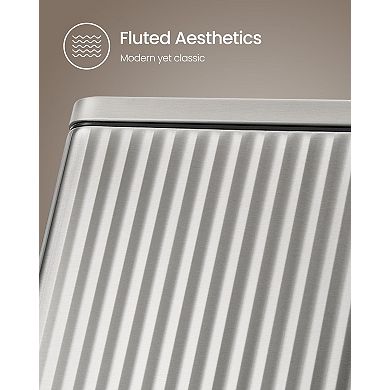 Soft-Close Step Trash Can with Inner Bucket and 15 Bags