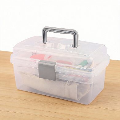1 container Plastic Storage Box with Handle and Latch