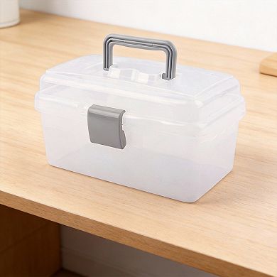 1 container Plastic Storage Box with Handle and Latch