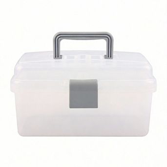 1 container Plastic Storage Box with Handle and Latch