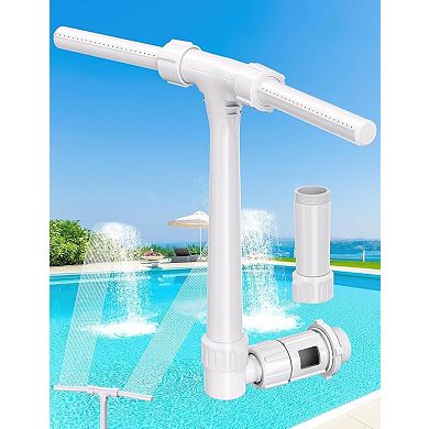 2025 Pool Fountain for Above Ground/Inground Pools, Dual High-Pressure Spray, Adjustable