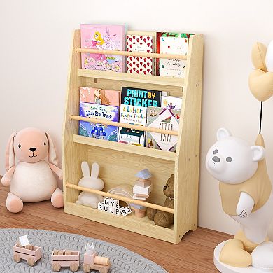 3-Tier Kids Book Shelf Organizer Rack