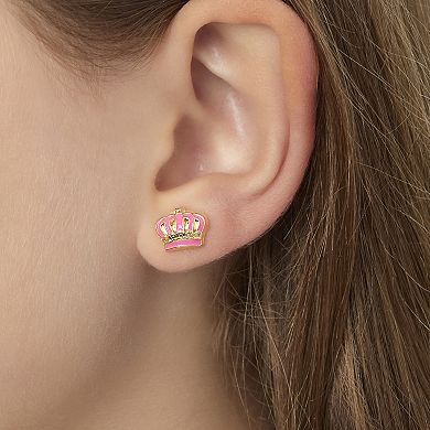 Juicy Couture Kids Stylish Stud 3-Pair Earrings Set
