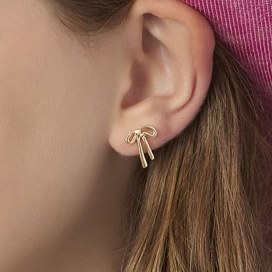 JS Jessica Simpson Charm Necklace & Earrings Set - Pink & Gold Western Style