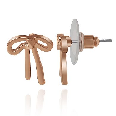 JS Jessica Simpson Charm Necklace & Earrings Set - Pink & Gold Western Style