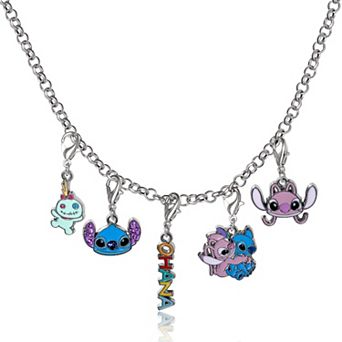 Disney Lilo and Stitch Interchangeable Charm Necklace
