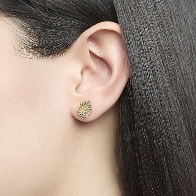 Disney Stitch Stud Earrings 3-Piece Set Gold-Tone, Official License Stitch Jewelry