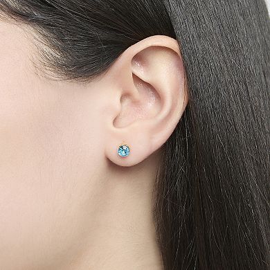 Disney Stitch Stud Earrings 3-Piece Set Gold-Tone, Official License Stitch Jewelry