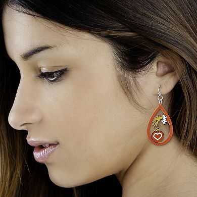 The Grinch Teardrop Dangle Earrings, Officially Licensed Dr. Seuss