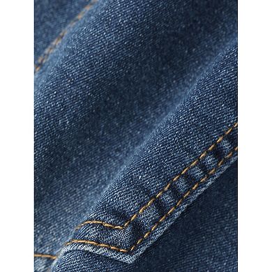 Women's Maternity Denim Shorts Elastic Waist Over Belly Mini Summer Pregnancy Jeans Bottom