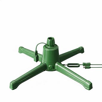 Musical Rotating Christmas Tree Stand, 360° Spin, Remote & Speaker, Anti-Tilt