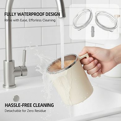 Electric Mixing Mug for Coffee Milk Cocoa and Beverages Automatic Stirring