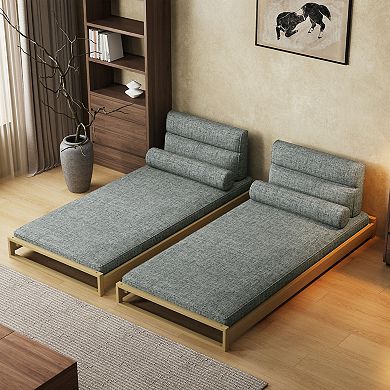 2 in 1 Versatile Sleeper Couch Bed for Living Room, Guest Room, or Office