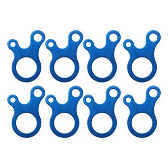 Rope Buckle Aluminum Alloy Adjuster 8 pc for Tent Outdoor Activity