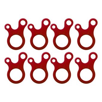 Rope Buckle Aluminum Alloy Adjuster 8 pc for Tent Outdoor Activity