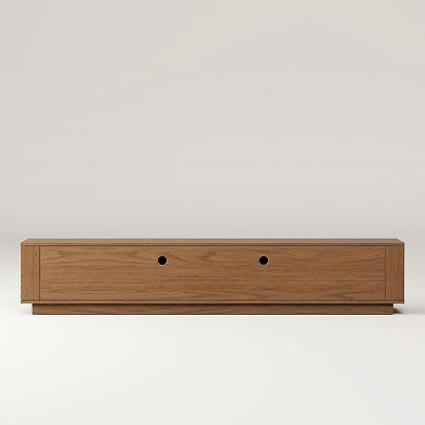 86.61" Mid-Century Modern TV Stand with Storage Fits TVs Up to 75"