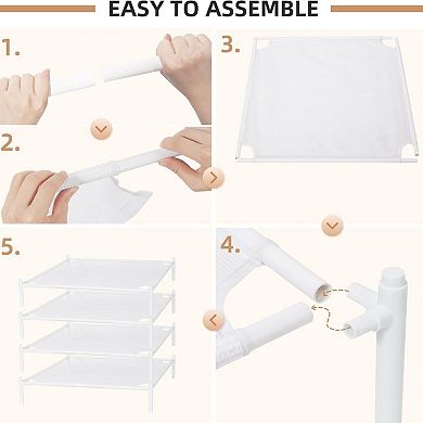 Sweater Drying Rack Mesh Stackable 4 Pack for Delicates Indoor and Outdoor