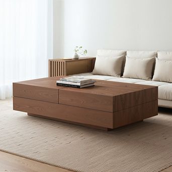 Mid-Century Modern Farmhouse 47.2-81.8" Expandable Coffee Table