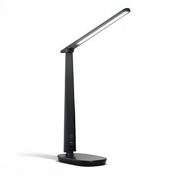 LED Desk Lamp with 4 Color Modes USB A and C Charging Ports Adjustable Head