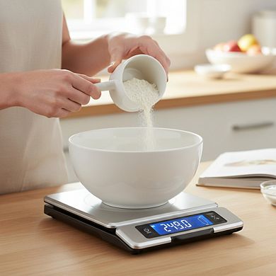 Pull Out Display Kitchen Scale with Stainless Steel Construction
