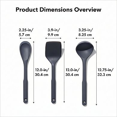 Silicone Utensil Set Heat Resistant and Flexible Design