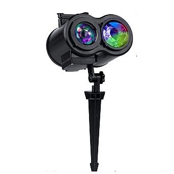 2025 Holiday Projector Lights, Outdoor Xmas & Halloween 2-in-1, 30 Effects, Remote Control