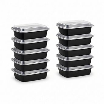 30 Pack 38oz Meal Prep Containers BPA Free Stackable Microwave and Freezer Safe