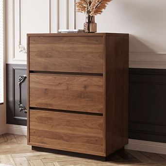 23.62" Modern 3-Drawer Nightstands
