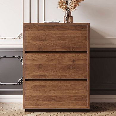23.62" Modern 3-Drawer Nightstands