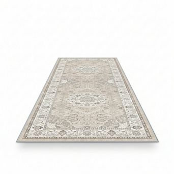 Washable Hallway Runner Rug Vintage Water Resistant Non Slip