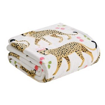 Juicy Couture Kids Printed Plush Throw Blanket