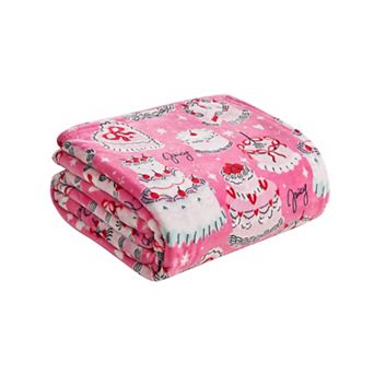 Juicy Couture Kids Printed Plush Throw Blanket