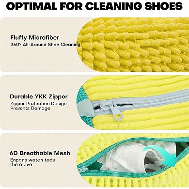 Reusable Shoe Washing Machine Bag for Washer and Dryer 2 Pack