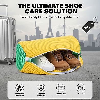 Reusable Shoe Washing Machine Bag for Washer and Dryer 2 Pack