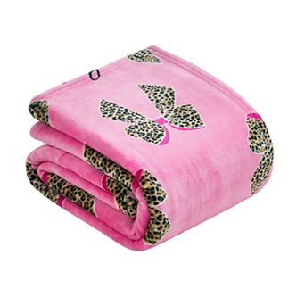 Juicy Couture Oversized Plush Throw Blanket