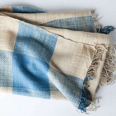 Border Handwoven Silk Throw