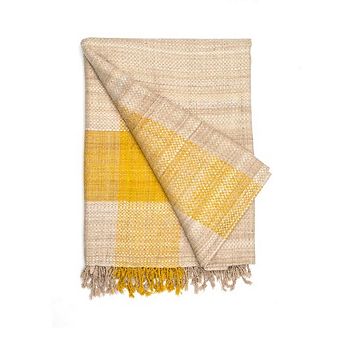 Border Handwoven Silk Throw