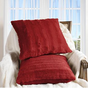 Decorative Furry Throw Pillow Covers