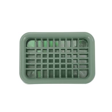 Double Layer Grid Soap Dish for Bathroom 1 Pc