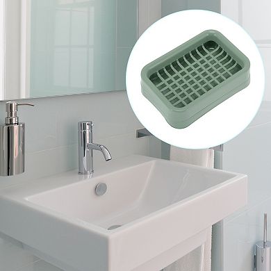 Double Layer Grid Soap Dish for Bathroom 1 Pc