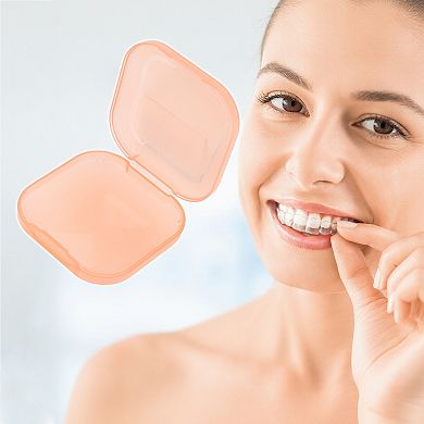 Portable Transparent Retainer Case for Braces and Aligners Storage 1 Pc