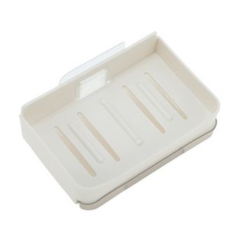 Removable Double Layer Soap Dish for Bathroom and Kitchen Storage Solution