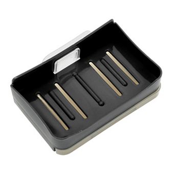 Removable Double Layer Soap Dish for Bathroom and Kitchen Storage Solution