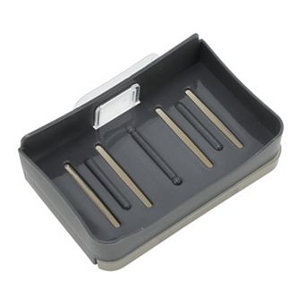 Removable Double Layer Soap Dish for Bathroom and Kitchen Storage Solution