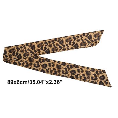 Stylish Leopard Print Scarf Headband for Women 1 Pc
