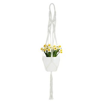 Woven Cotton Flower Plant Pots Holder 1 pc Butterfly Style