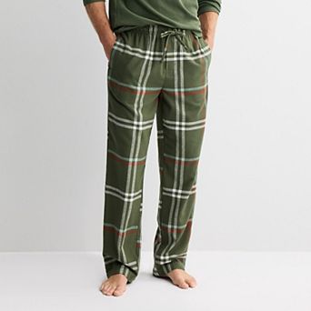 Men's Sonoma Goods For Life® Long Sleeve Pajama Top & Pajama Flannel Pants Set