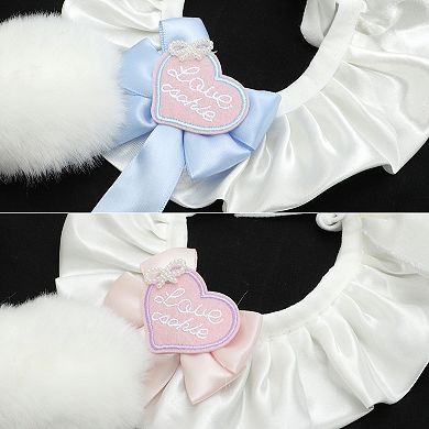 Kitten Collar Breakaway Accessories for Birthdays Photoshoots 2 Pcs
